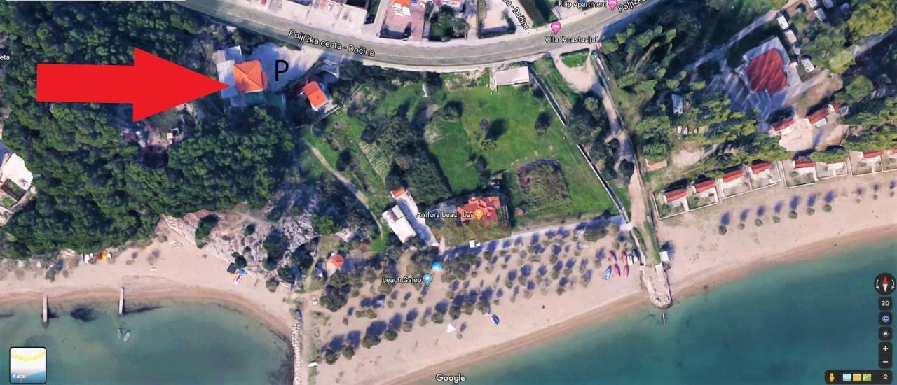 Beach Apartments "Bili Cvitak" ดูเช ภายนอก รูปภาพ